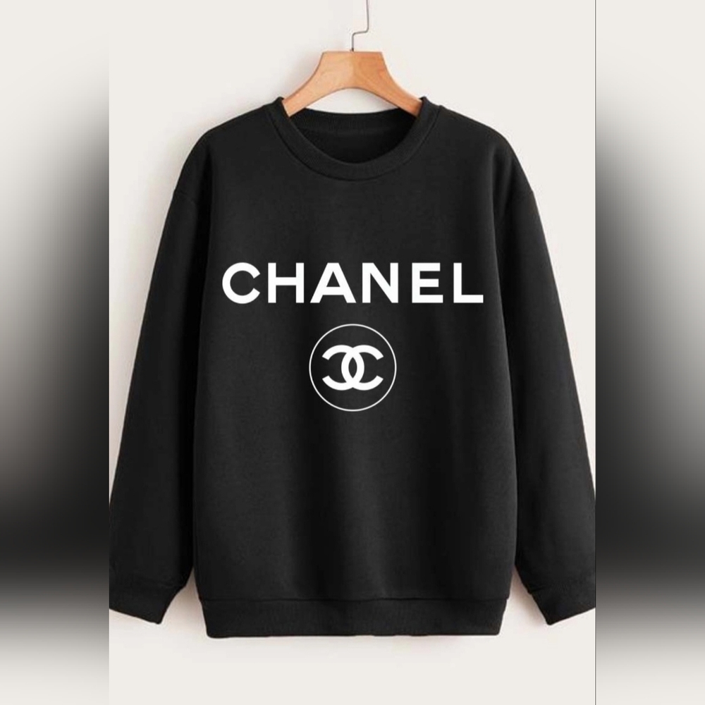 BRAND NEW! White FABULOUS BOHO VINTAGE RETRO GRAPHIC FASHION CC SWEATSHIRT - Picture 4 of 4